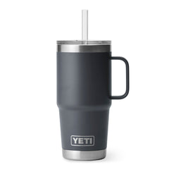 Rambler 25 oz Straw Mug Charcoal