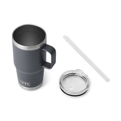 Rambler 25 oz Straw Mug Charcoal